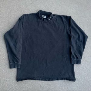 Vintage Nike Swoosh Mock Neck Long Sleeve Shirt